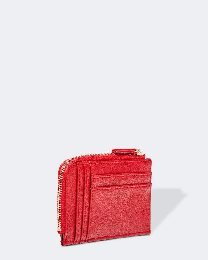 LOUENHIDE Dexter Cardholder - Red