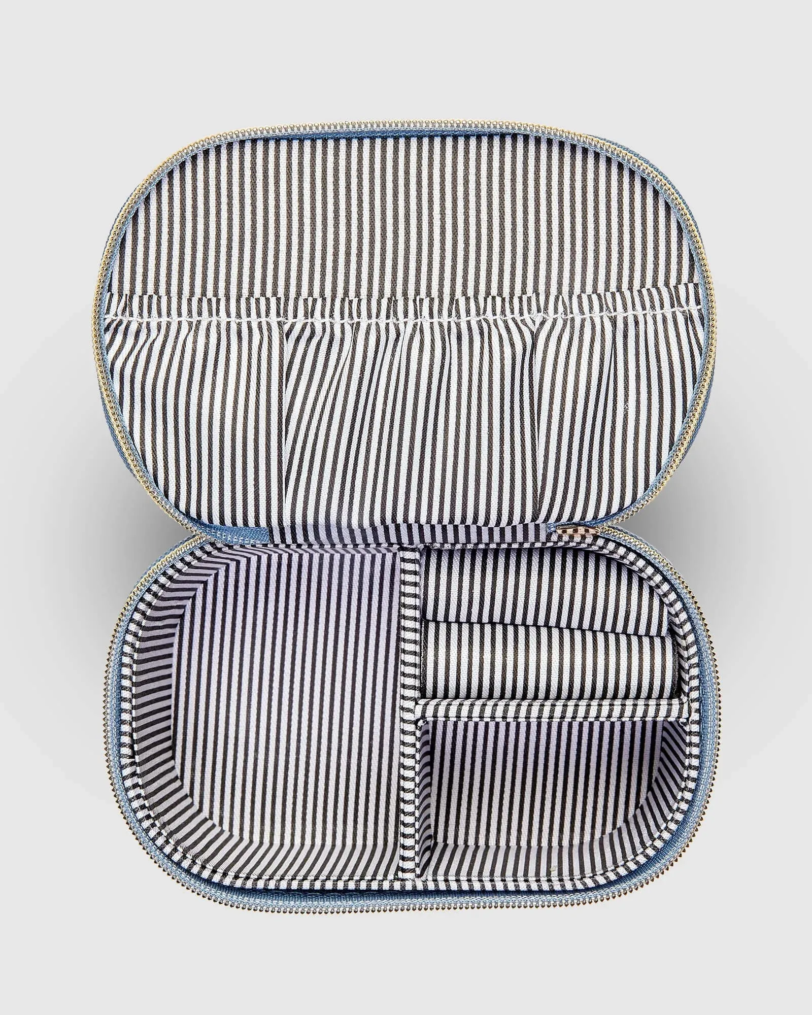 LOUENHIDE Olive Jewellery Box - Wedgewood Blue