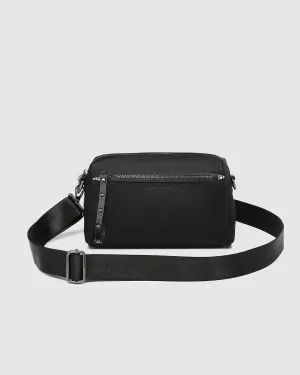 LOUENHIDE Rowie Nylon Crossbody Bag - Black