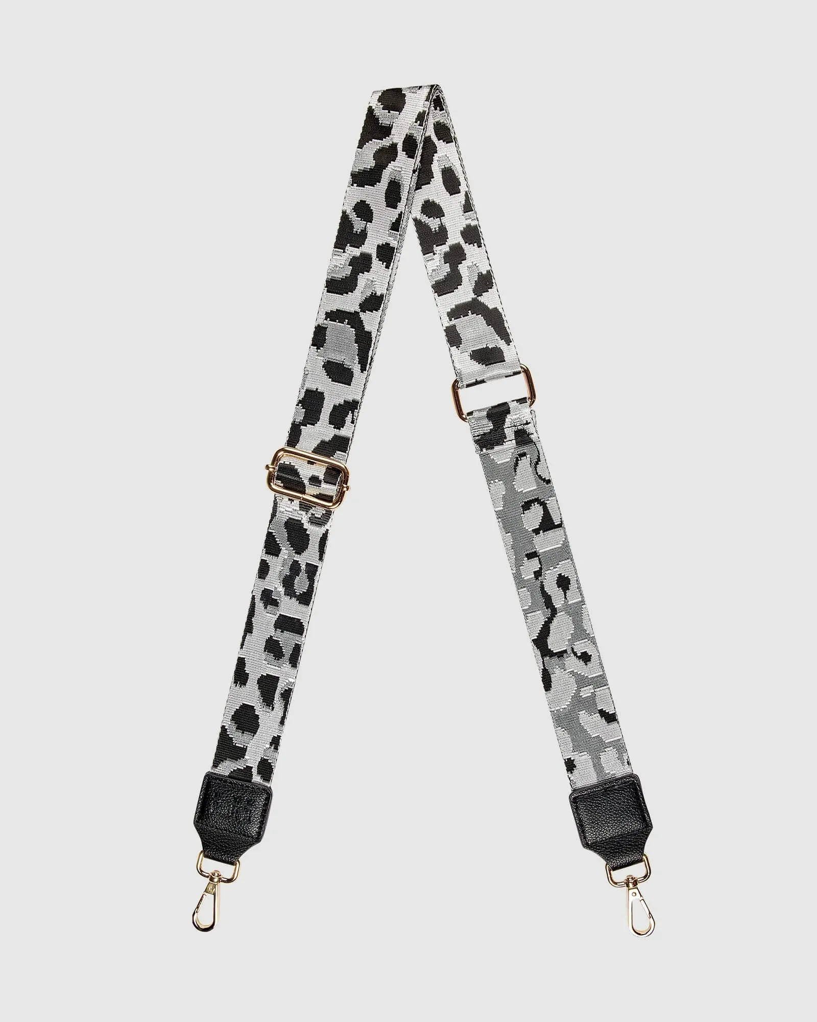 LOUENHIDE Tyler Camo Guitar Strap - Silver