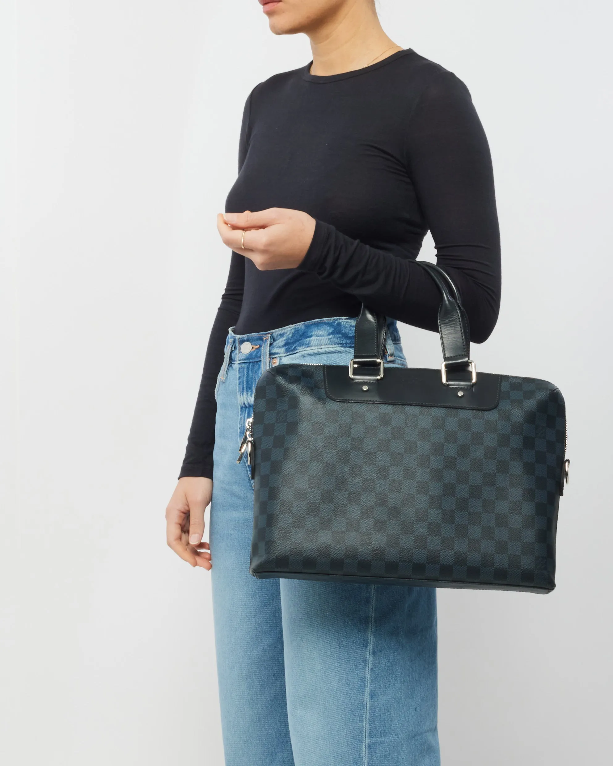 Louis Vuitton Damier Cobalt Porte Documents Jour Bag