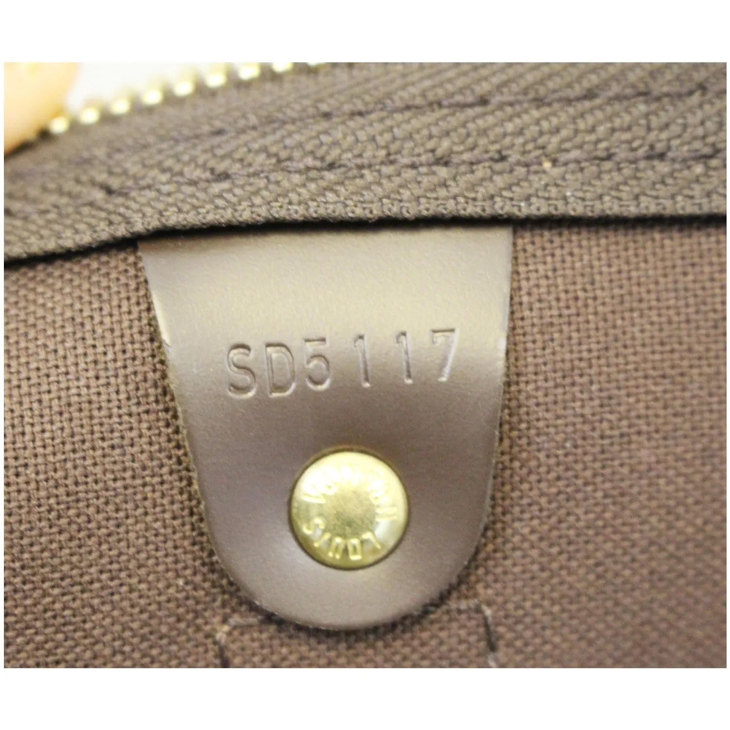 LOUIS VUITTON Keepall 55 Bandouliere Damier Ebene Travel Bag Brown