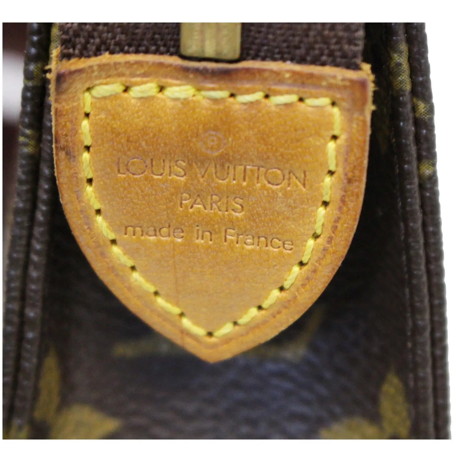 LOUIS VUITTON Monogram Canvas Toiletry Pouch Brown