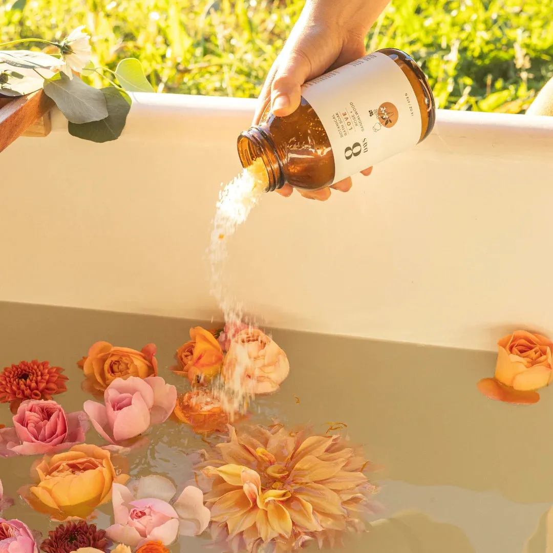 LOVE BOTANICAL BATH SOAK Rose   Sandalwood