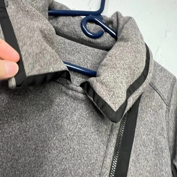 Lululemon Moto Jacket Ambient Fleece Grey Size 8