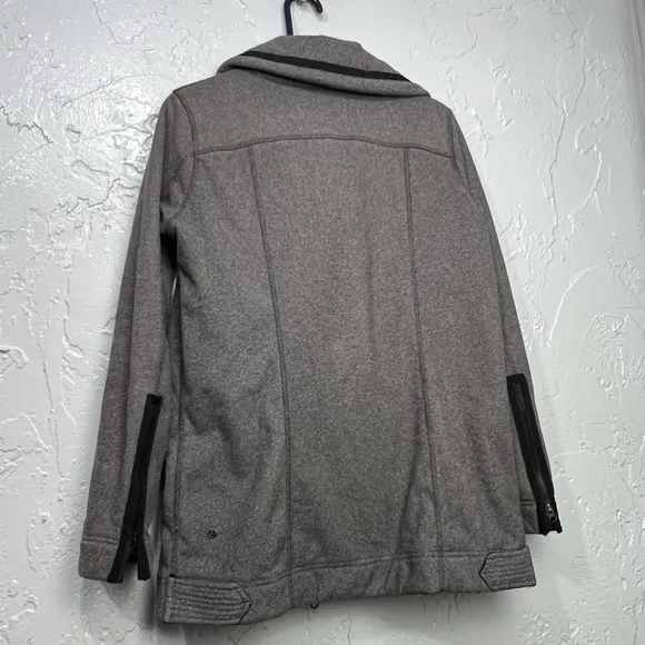 Lululemon Moto Jacket Ambient Fleece Grey Size 8