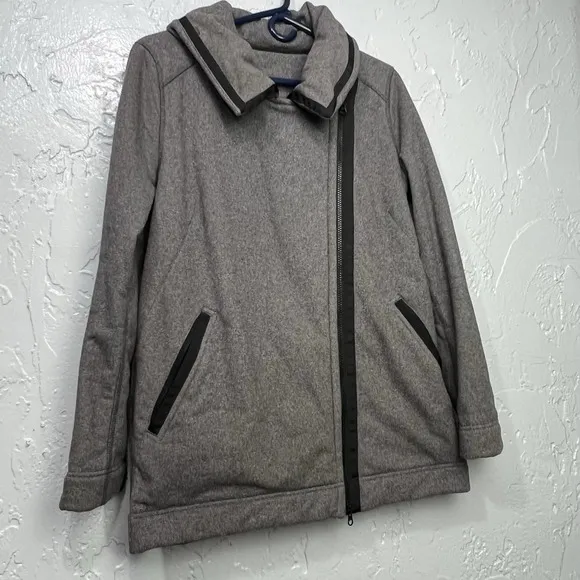 Lululemon Moto Jacket Ambient Fleece Grey Size 8