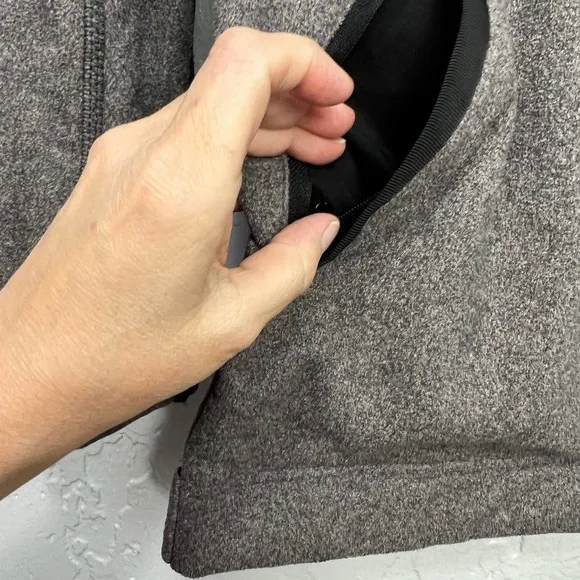 Lululemon Moto Jacket Ambient Fleece Grey Size 8