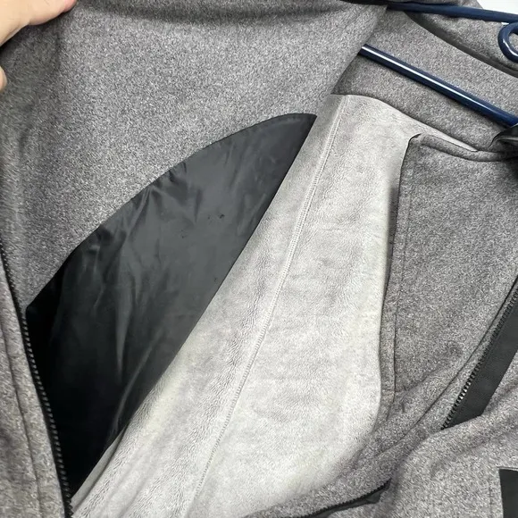 Lululemon Moto Jacket Ambient Fleece Grey Size 8