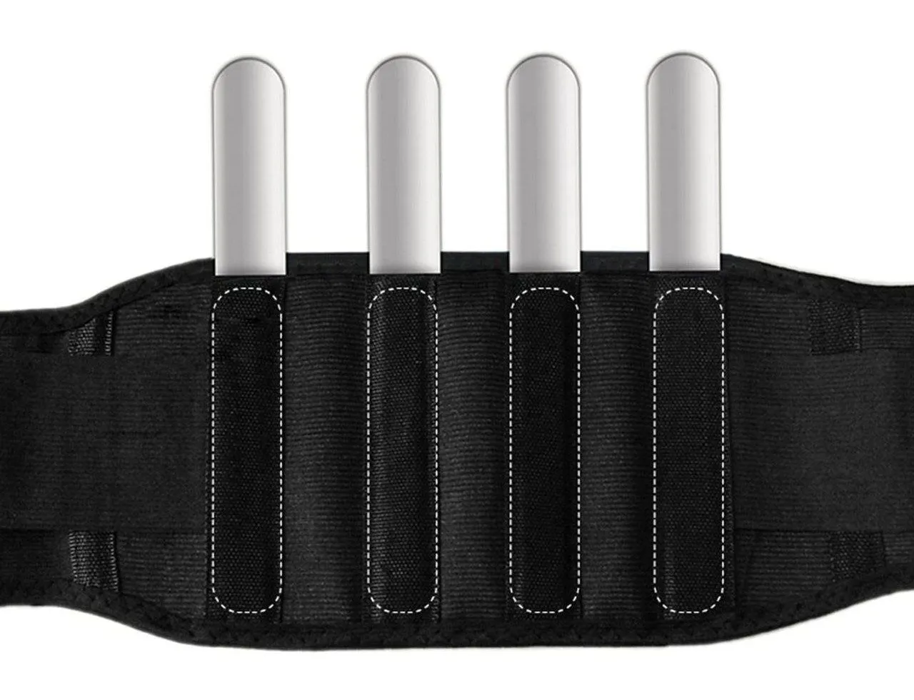 Lumbar Back Brace -  w/ Dual Sided Adjustable Compression Straps