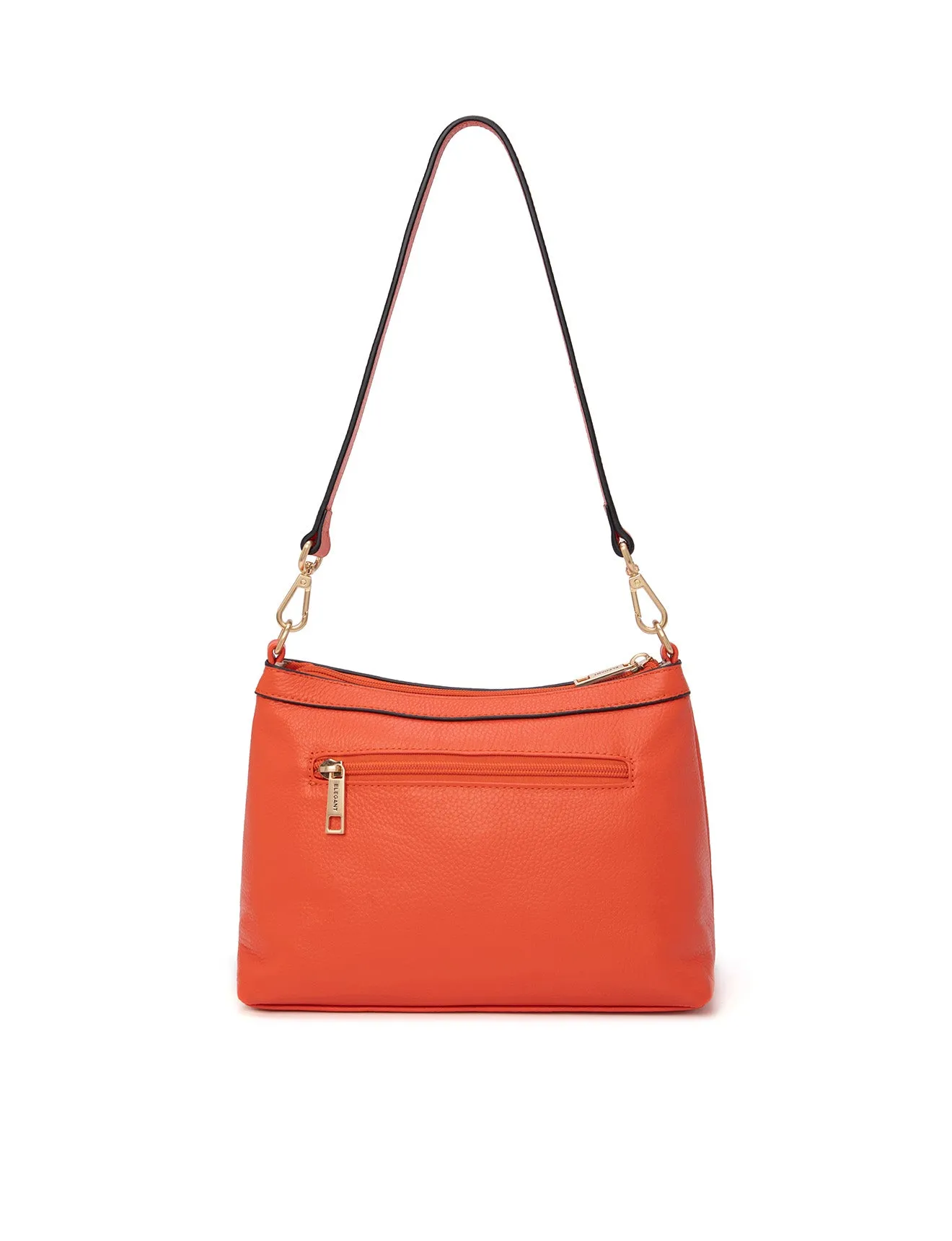 MARCIA LEATHER XBODY BAG-E1-0830-TANGERINE