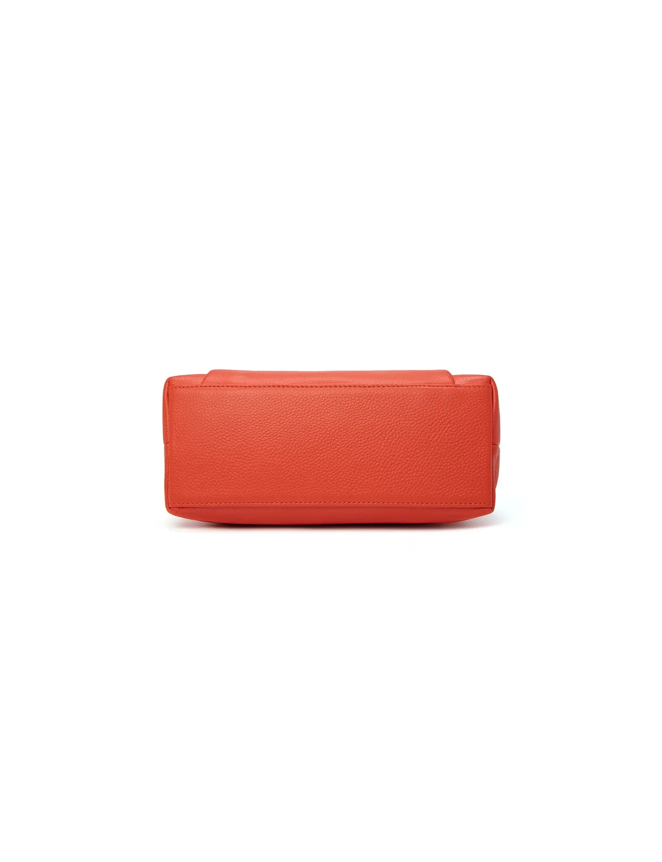 MARCIA LEATHER XBODY BAG-E1-0830-TANGERINE