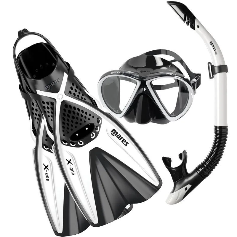 Mares X-One Fins & Marea Mask Snorkelling Set