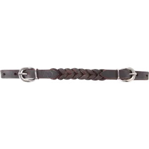 MARTIN LATIGO CURB STRAP WITH BLOOD KNOTS-LBKCURB
