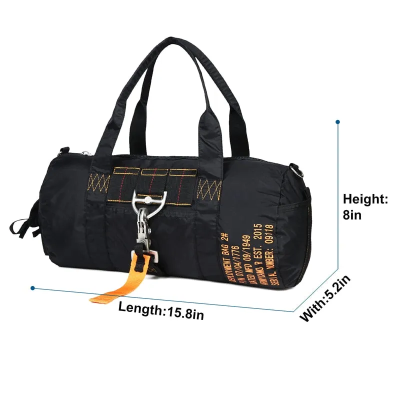 Maverick Tactical Duffel Bag Travel Bag Cabin Bag Parachute Bag in Black
