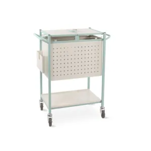 Medical Records Trolley | Locking Top | Medium | Electronic Push Button Lock