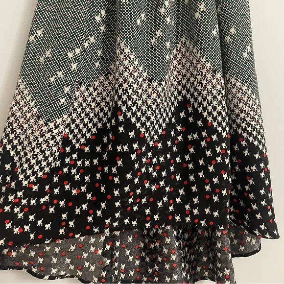 Megan Huntz Atlanta Multi Patterned Midi Skirt