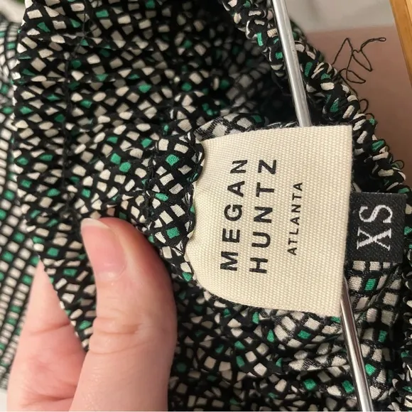 Megan Huntz Atlanta Multi Patterned Midi Skirt