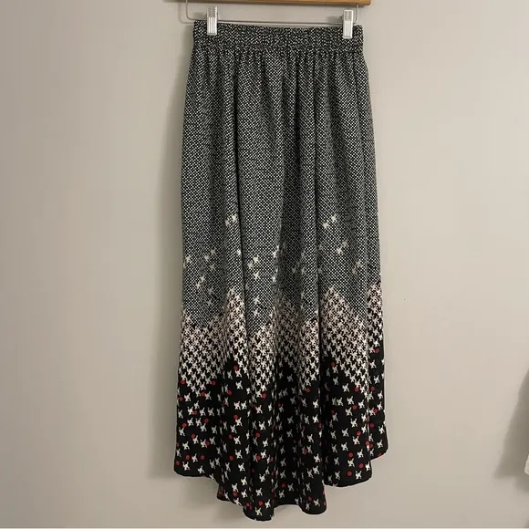 Megan Huntz Atlanta Multi Patterned Midi Skirt