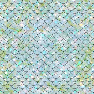Mermaid Tail Adhesive Vinyl Sheet