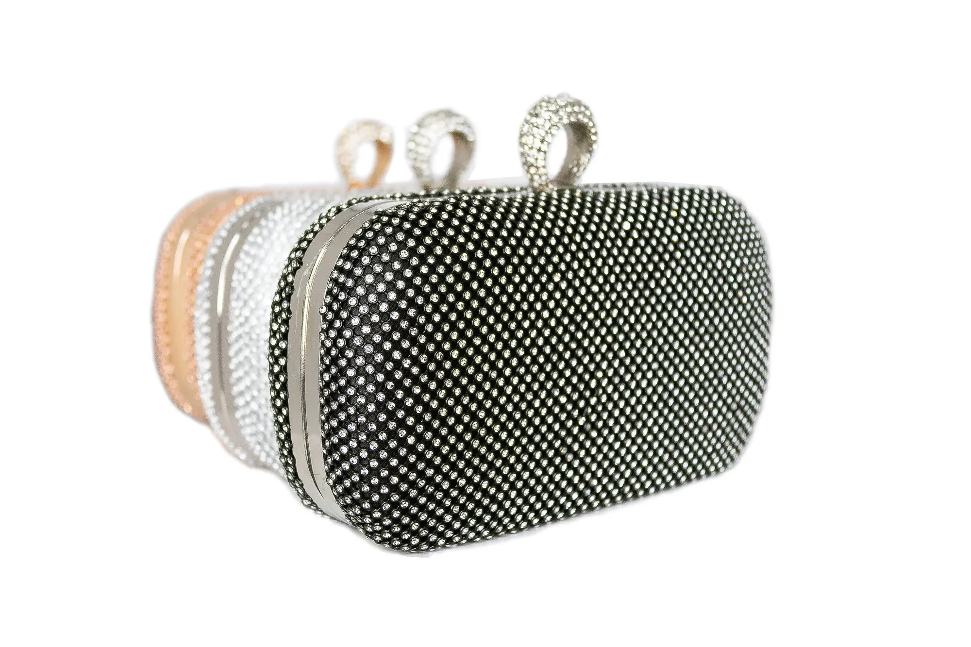 Mimi Silver Ring Clutch
