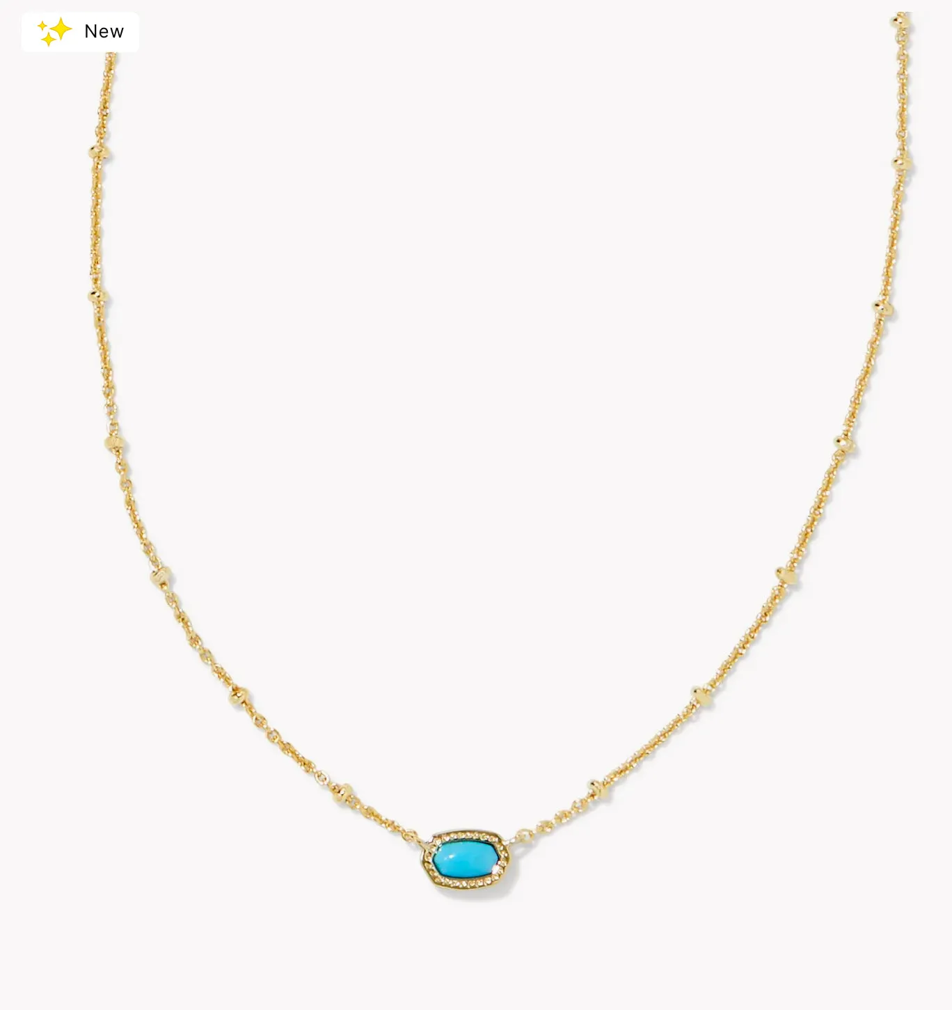 Mini Elisa - Gold Turquoise Magnesite