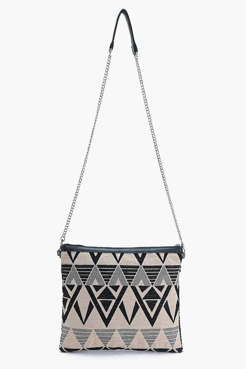 Modern Art Embellished Purse