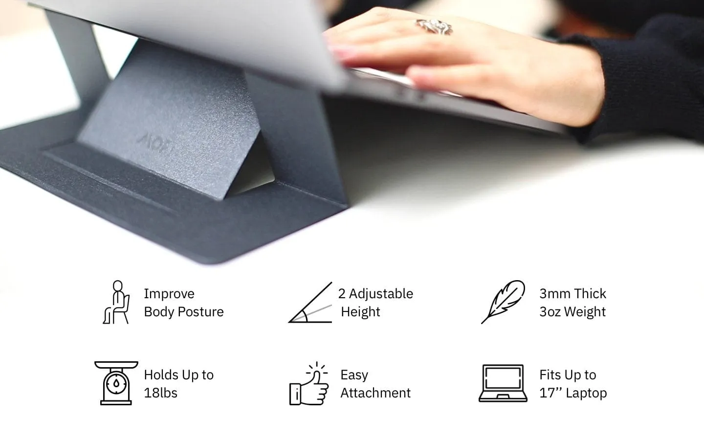 MOFT Airflow Universal - Adhesive Laptop Stand