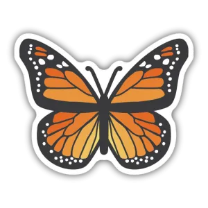 Monarch Butterfly Sticker