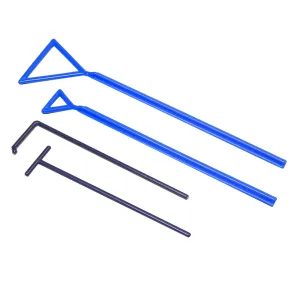 MTC Bio M5451 Spreader Triangle, 30 x 207mm, 10 sterile peel bags of 10 spreaders, 100/pk
