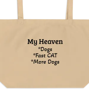My Heaven Fast CAT X-Large Tote/ Shopping Bags