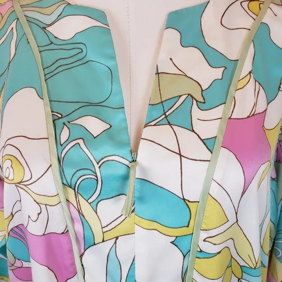 Natori Cruz Long Silky Polyester Zip Front Robe M