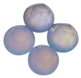 Natural Extra Fine Blue Chalcedony - Round Rose Cut Cabochon - AAA  Grade
