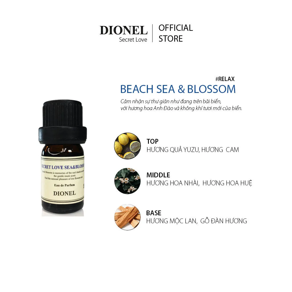Nước Hoa Vùng Kín Dionel Secret Love Sea & Blossom EDP 5ml