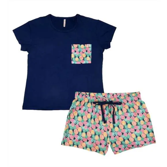 NEW SIMPLY SOUTHERN pajama lounge set in t-shirt pineapple