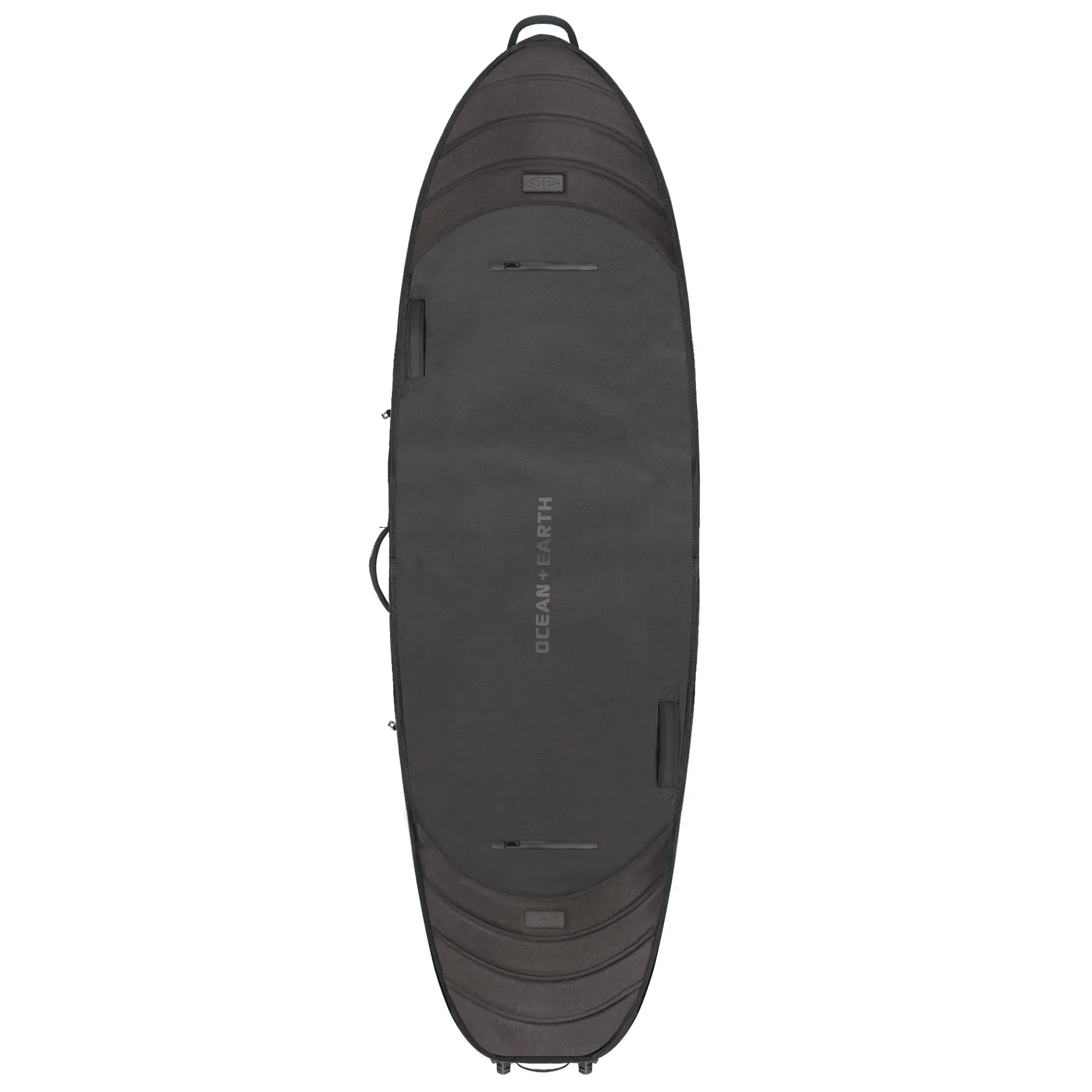 Ocean & Earth Apex FS Travel Cover - 3 Wheel - Black - 7'0"