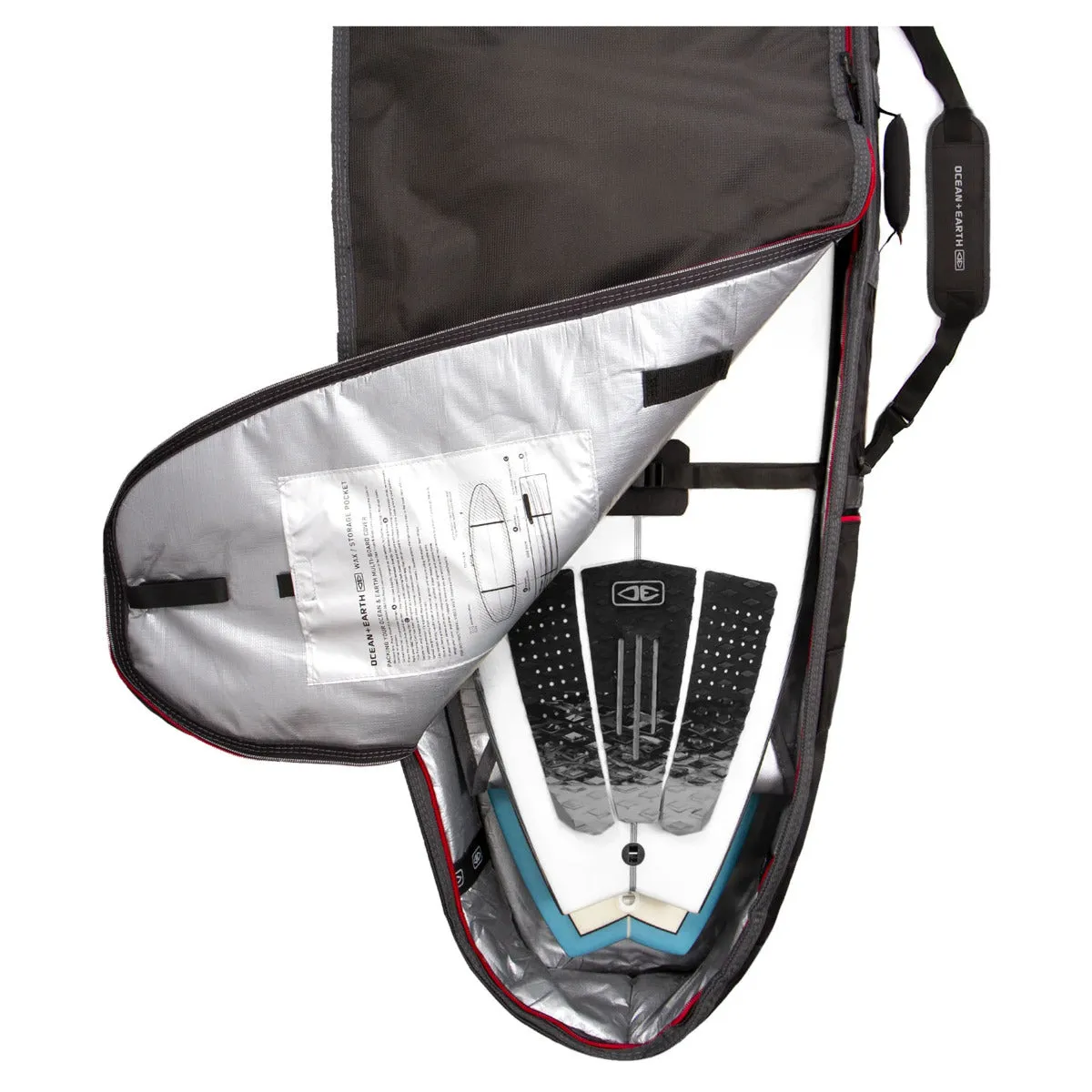 Ocean & Earth Triple Wheel Shortboard Boardbag