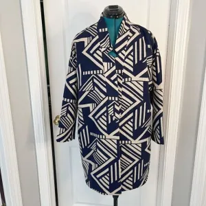 Old Navy NWT Southwestern Batik Aztec Navajo Pocket Open Front Kimono Jacket