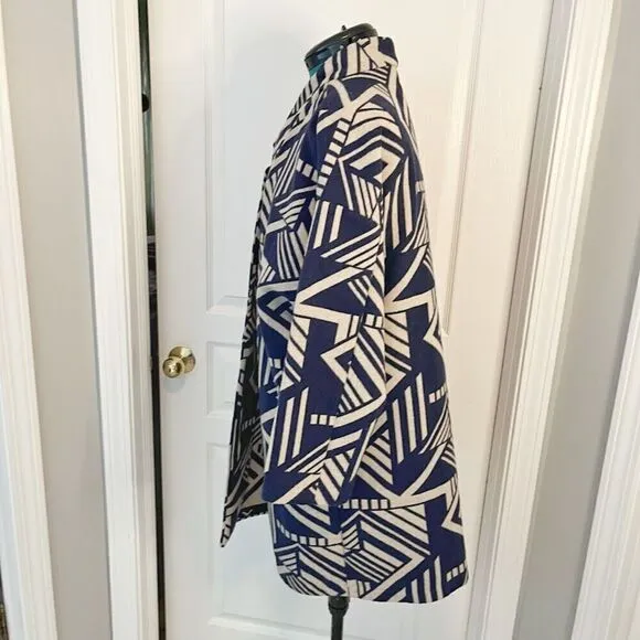 Old Navy NWT Southwestern Batik Aztec Navajo Pocket Open Front Kimono Jacket
