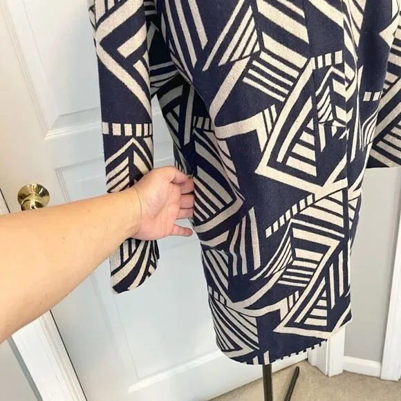 Old Navy NWT Southwestern Batik Aztec Navajo Pocket Open Front Kimono Jacket