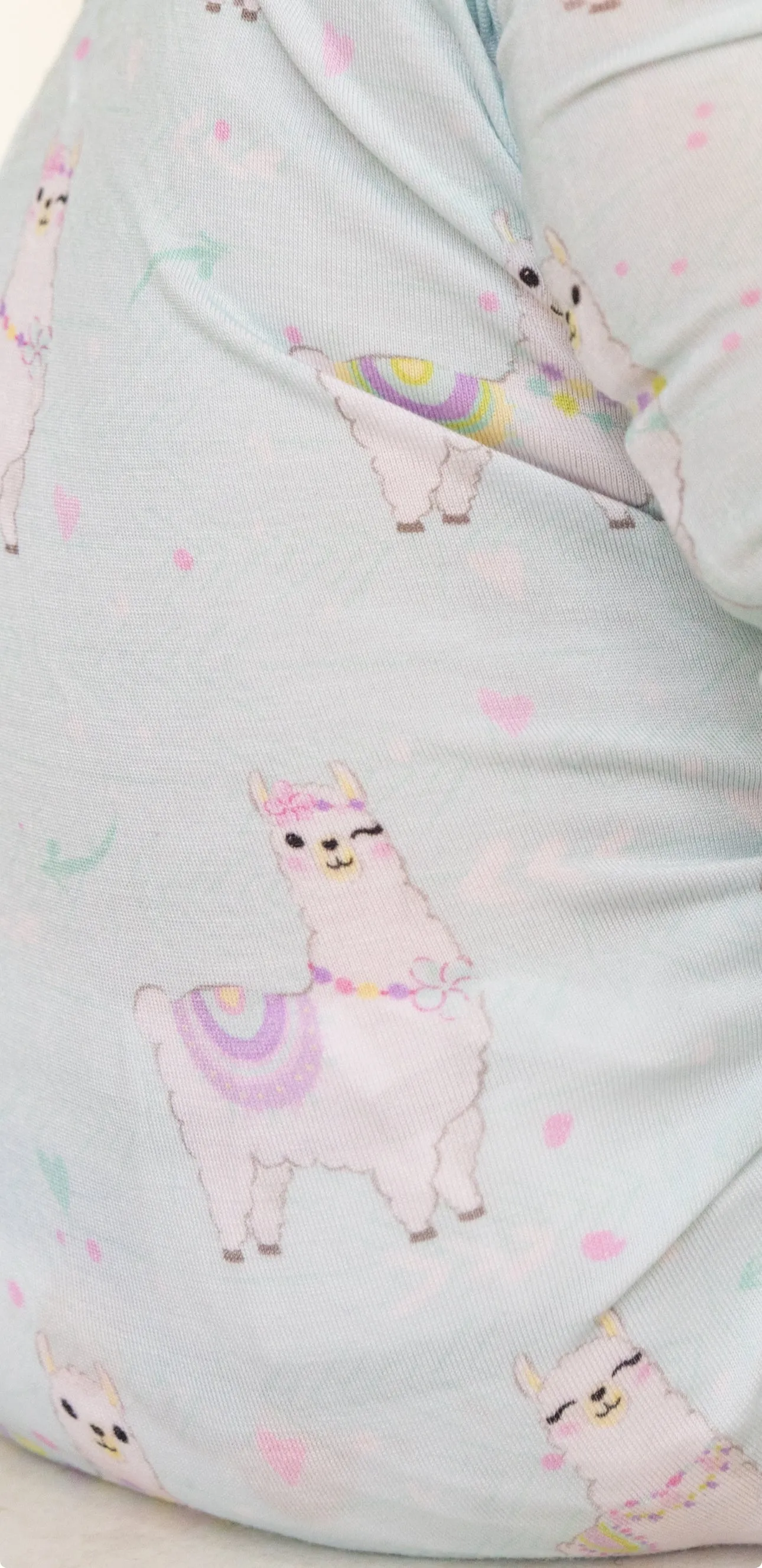 One Piece Zip Up  - Llama Bamboo