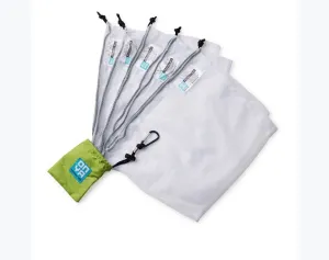ONYA REUSABLE PRODUCE BAGS - 5 pack * Apple green