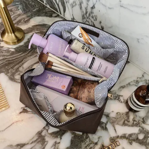 Orion Ellis Cosmetic Bag Set - Chocolate