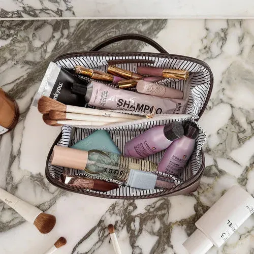 Orion Ellis Cosmetic Bag Set - Chocolate
