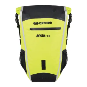 Oxford Backpack Aqua B25 - Black / Fluro Yellow