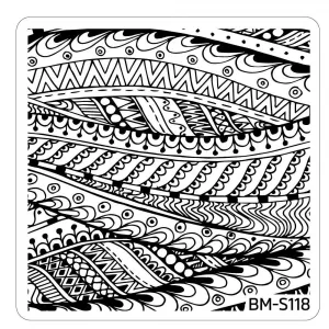 Paisley Flow Stamping Plate - Streaks of Mana