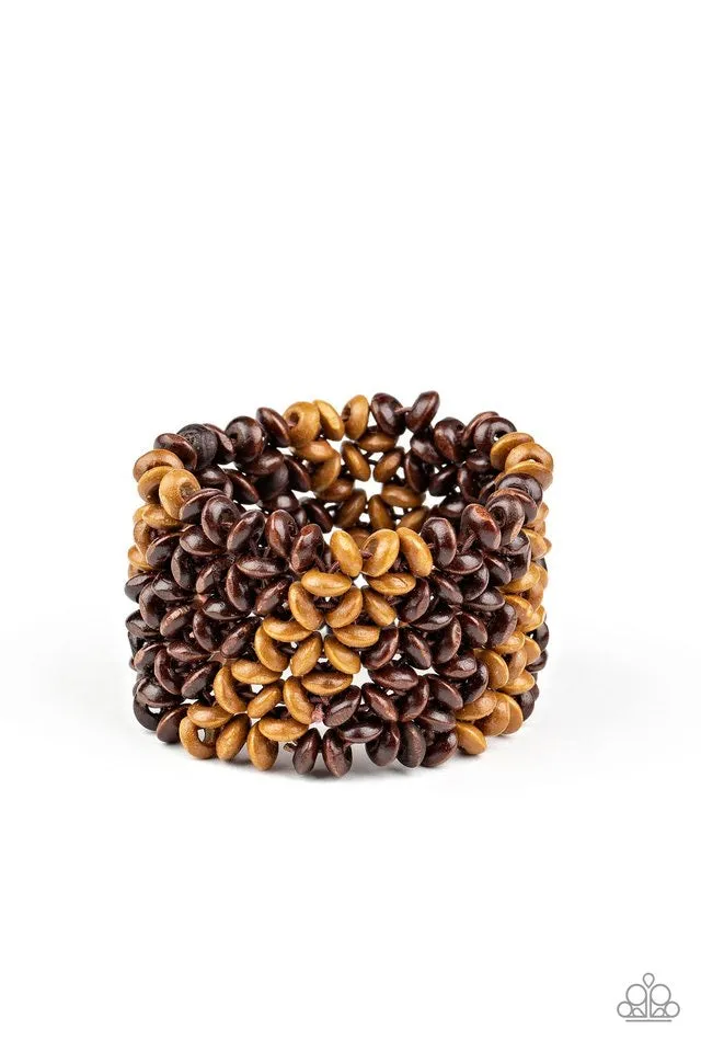 Paparazzi Island Expression Bracelet Brown