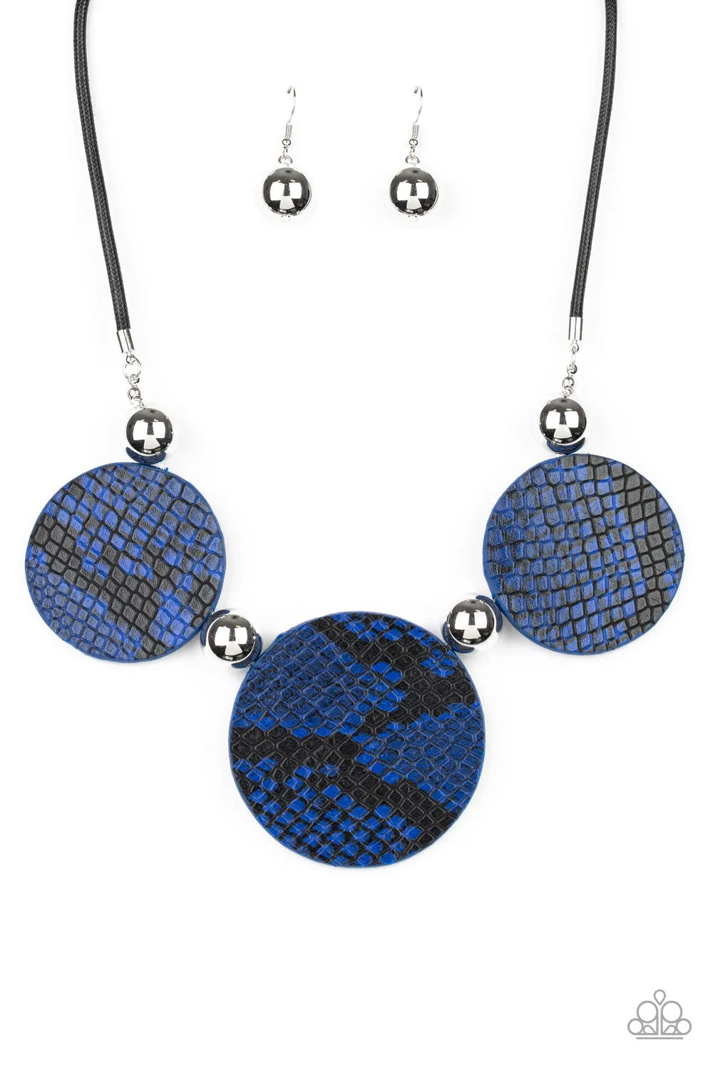 Paparazzi Viper Pit Necklace Blue