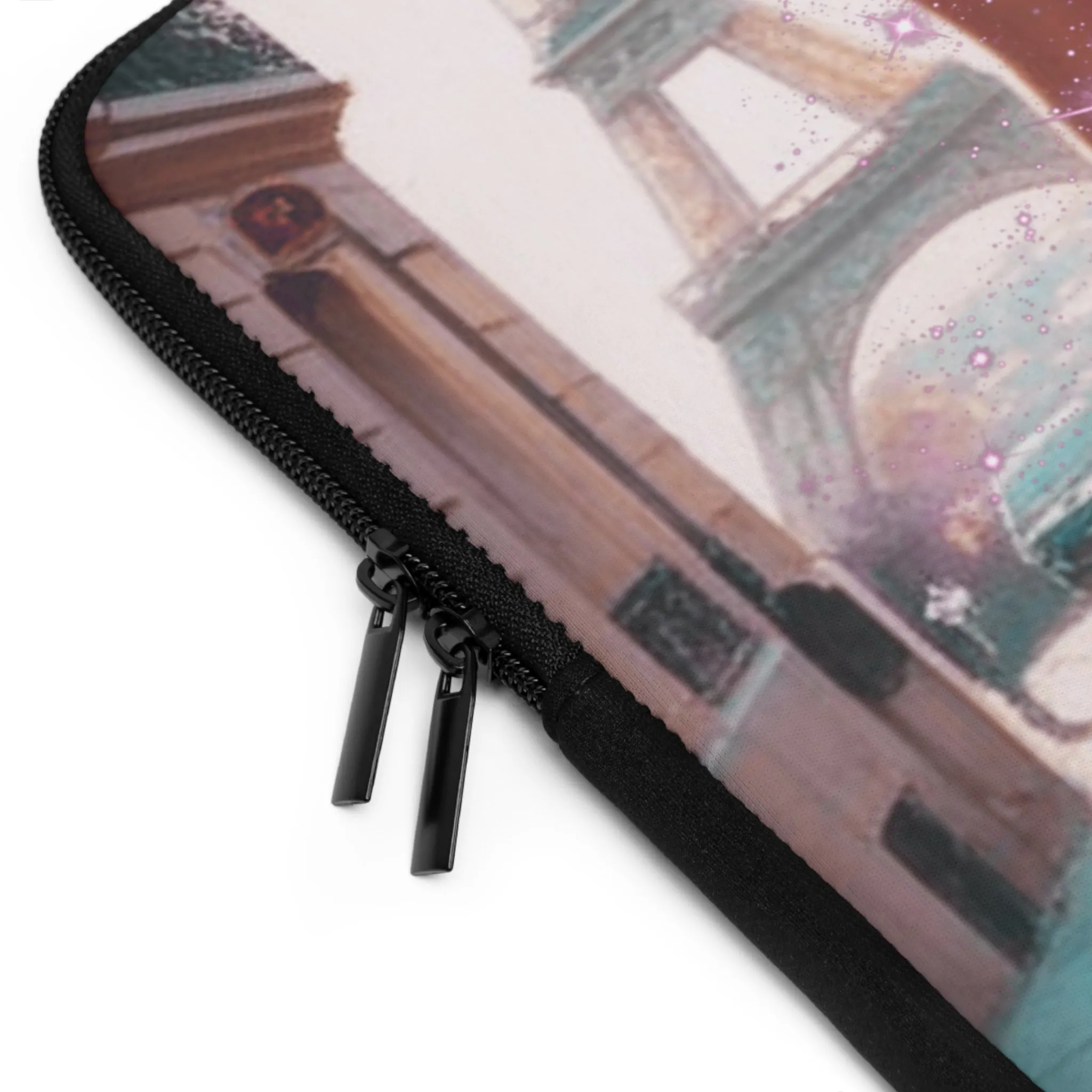 Parisian Stroll (Pink Gown) Laptop Sleeve