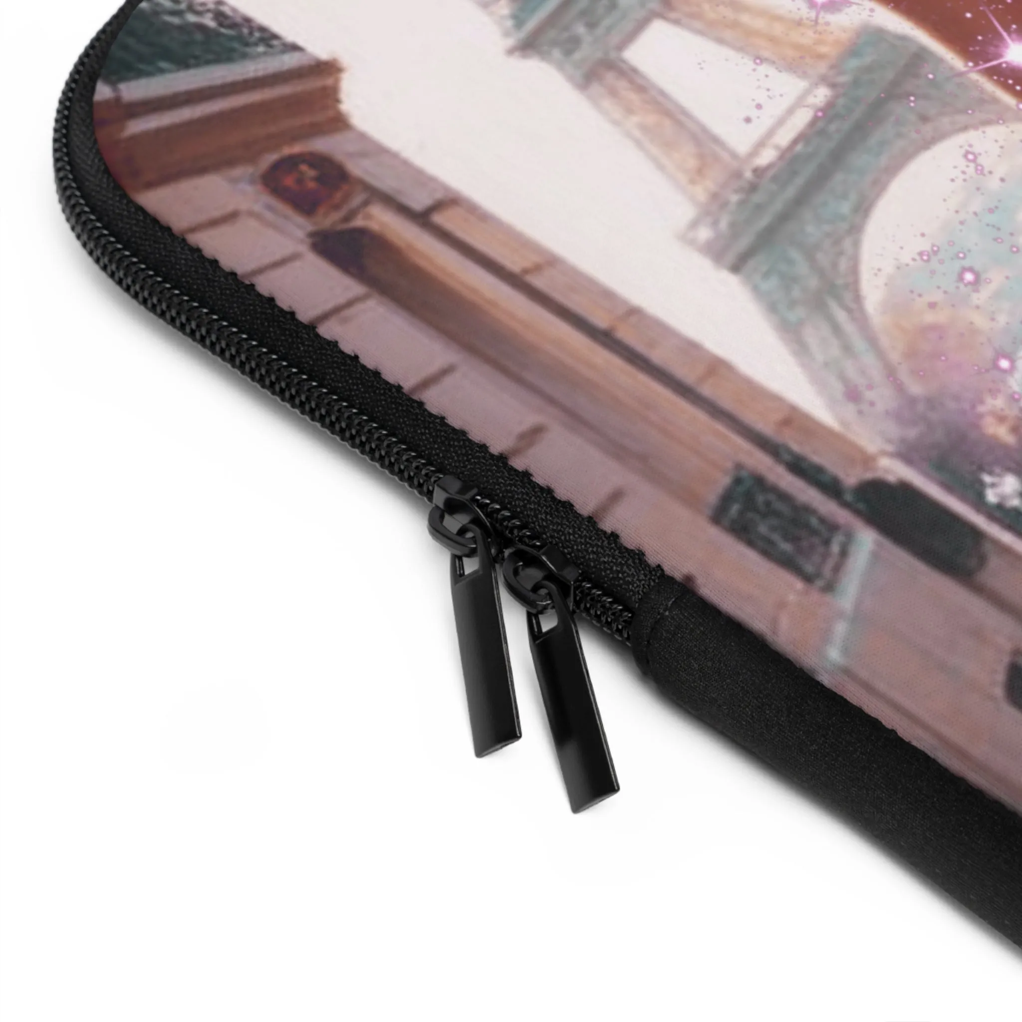 Parisian Stroll (Pink Gown) Laptop Sleeve